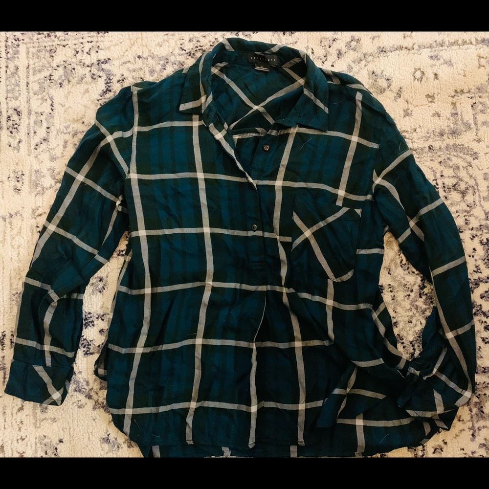 Large blue Sanctuary Top